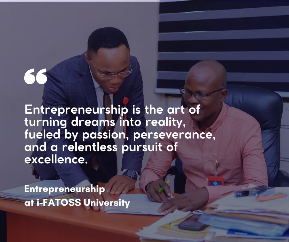 Entrepreneurship at i FATOSS